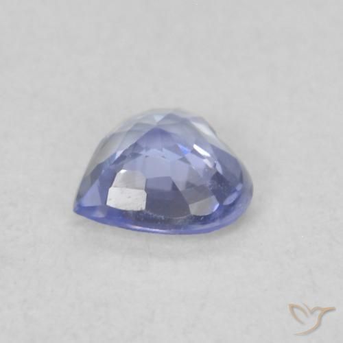 Zaffiro Blu pastello naturale da 0.30 ct, Cuore, VVS-VS
