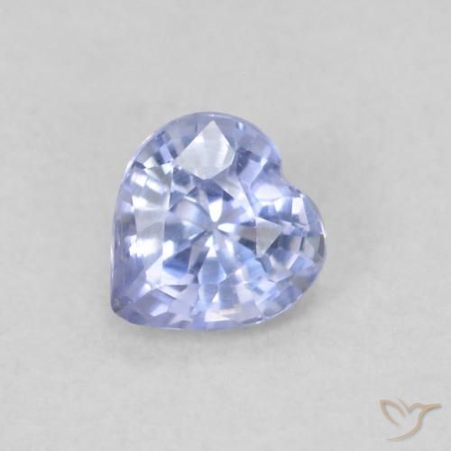 0.33ct Naturale Azzurro Zaffiro, Cuore, VVS-VS