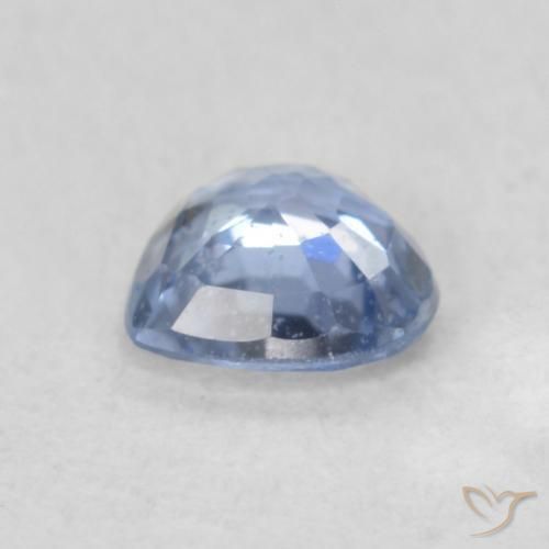 Zaffiro Bambina blu naturale da 0.42 ct, Cuore, VS