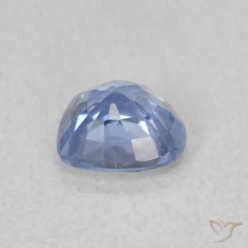 Zaffiro Bambina blu naturale da 0.38 ct, Cuore, VS