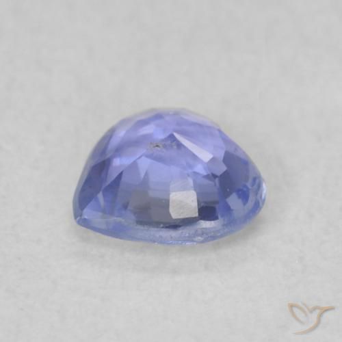 Zaffiro Viola Blu naturale da 0.37 ct, Cuore, VS