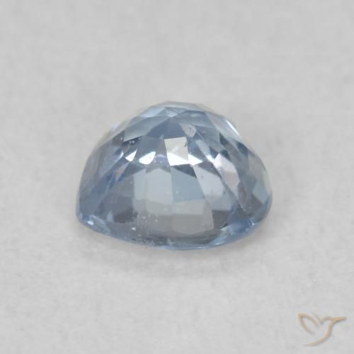 Zaffiro Bambina blu naturale da 0.45 ct, Cuore, VS