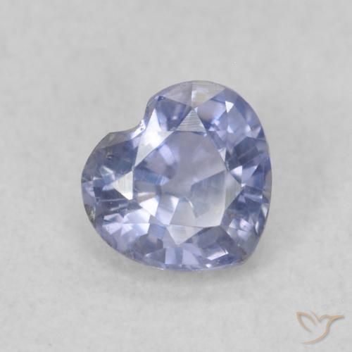 Zaffiro Azzurro naturale da 0.42 ct, Cuore, VS