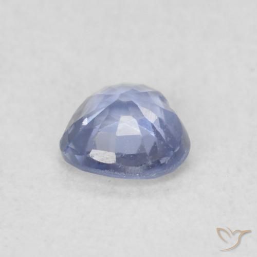 Zaffiro Blu pastello naturale da 0.31 ct, Cuore, VS