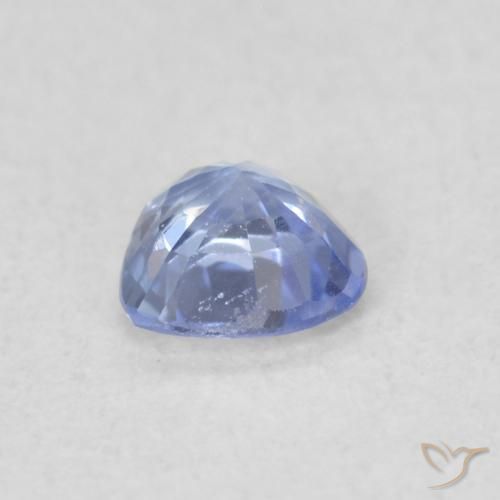 Zaffiro Blu pastello naturale da 0.34 ct, Cuore, VS