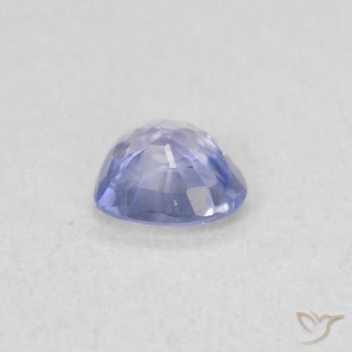 Zaffiro Viola Blu naturale da 0.31 ct, Cuore, VS
