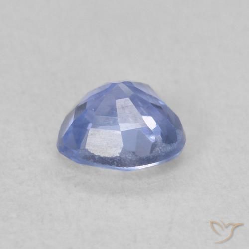 Zaffiro Blu pastello naturale da 0.37 ct, Cuore, VS