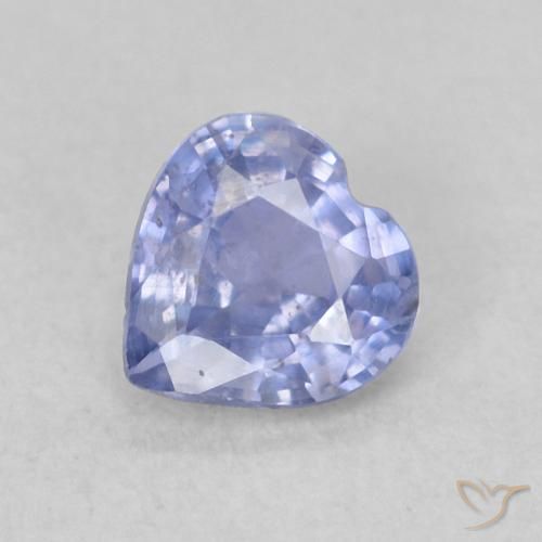 0.42ct Naturale Azzurro Zaffiro, Cuore, VS