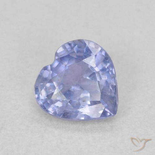 Zaffiro Azzurro naturale da 0.42 ct, Cuore, VS