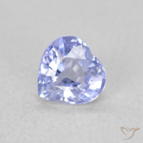 0.36ct Naturale Azzurro Zaffiro, Cuore, VS