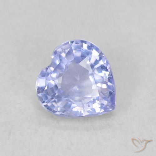 Zaffiro Azzurro naturale da 0.39 ct, Cuore, VS