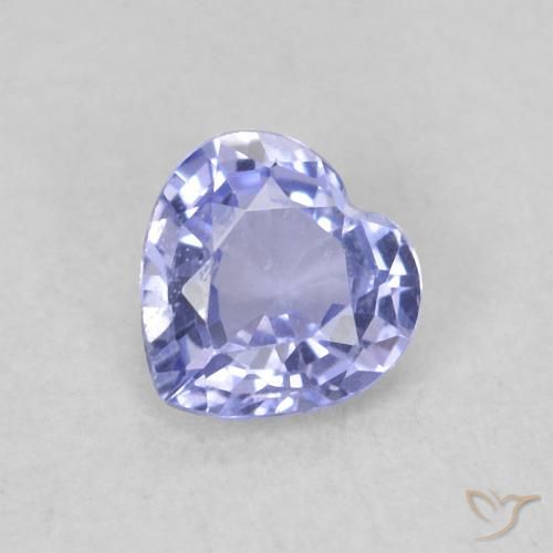 0.34ct Naturale Azzurro Zaffiro, Cuore, VS
