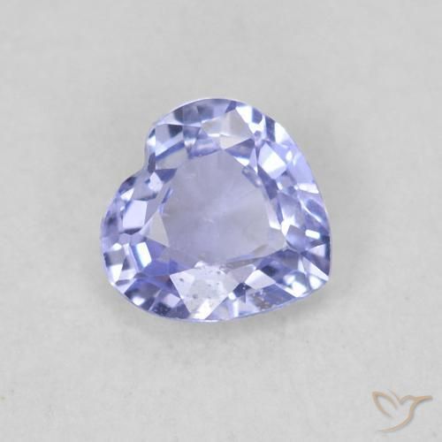 Zaffiro Azzurro naturale da 0.34 ct, Cuore, VS