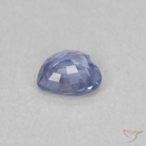 Zaffiro Bambina blu naturale da 0.31 ct, Cuore, VS