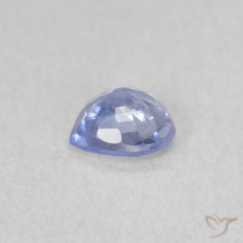 Zaffiro Blu pastello naturale da 0.31 ct, Cuore, VS
