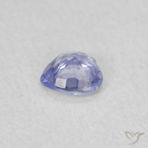 Zaffiro Blu pastello naturale da 0.25 ct, Cuore, VS
