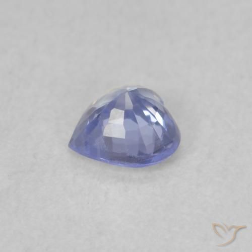 Zaffiro Blu pastello naturale da 0.34 ct, Cuore, VS