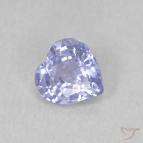 Zaffiro Azzurro naturale da 0.44 ct, Cuore, VS