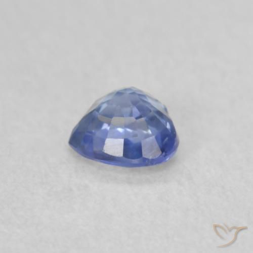 Zaffiro Blu pastello naturale da 0.36 ct, Cuore, VS