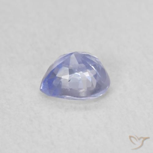 Zaffiro Blu pastello naturale da 0.38 ct, Cuore, VS