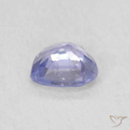 Zaffiro Blu pastello naturale da 0.37 ct, Cuore, VS