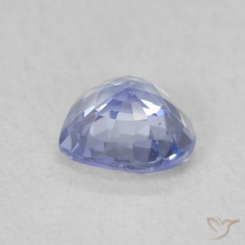 Zaffiro Blu pastello naturale da 0.49 ct, Cuore, VS