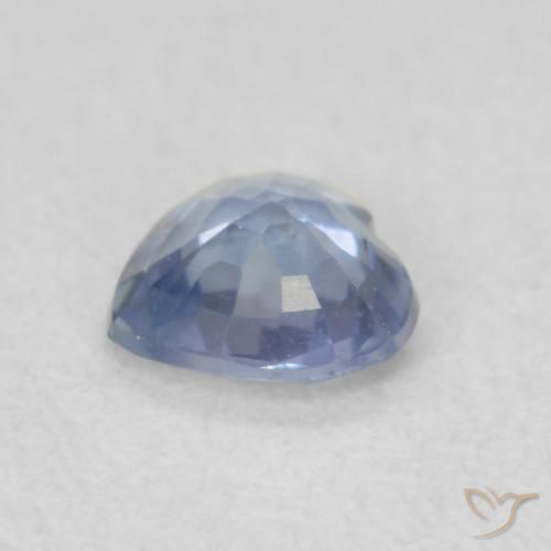 Zaffiro Azzurro naturale da 0.44 ct, Cuore, VS