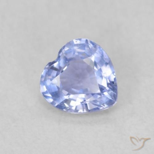 0.35ct Naturale Azzurro Zaffiro, Cuore, VVS-VS