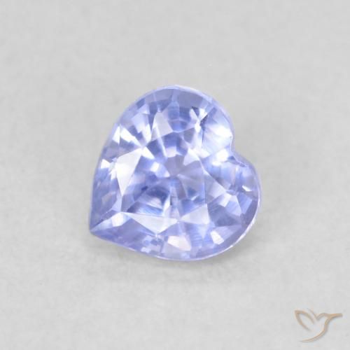 0.38ct Naturale Azzurro Zaffiro, Cuore, VVS-VS
