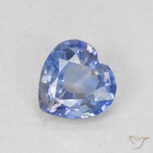 0.36ct Naturale Blu scuro medio Zaffiro, Cuore, VVS-VS