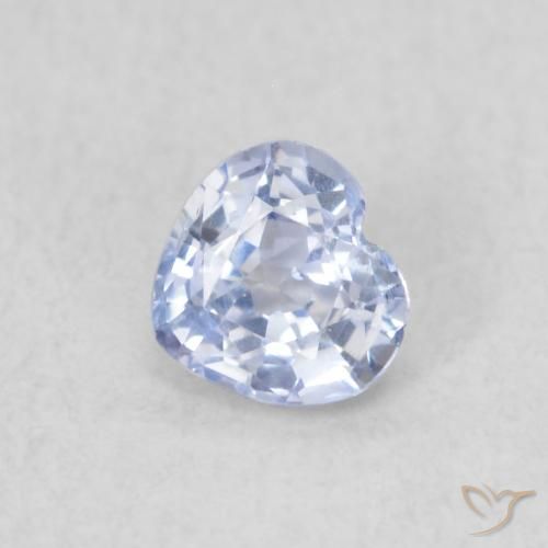 0.33ct Naturale Blu violaceo Zaffiro, Cuore, VVS-VS