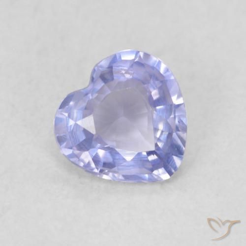 Zaffiro Azzurro naturale da 0.36 ct, Cuore, VVS-VS