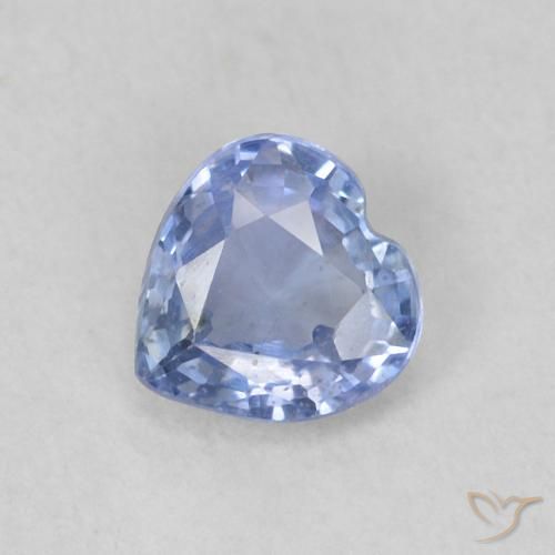 0.33ct Naturale Azzurro Zaffiro, Cuore, VS