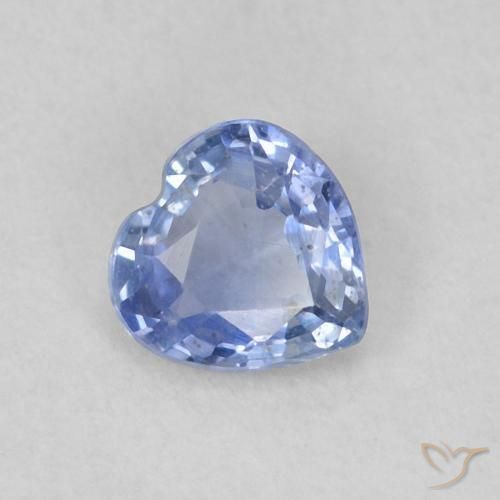 Zaffiro Azzurro naturale da 0.33 ct, Cuore, VS