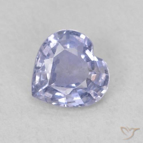 0.38ct Naturale Azzurro Zaffiro, Cuore, VS