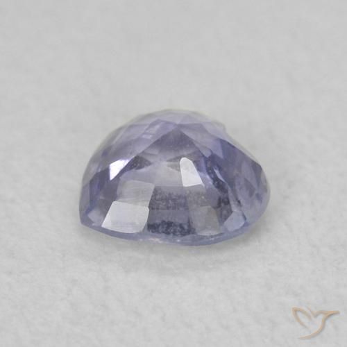 Zaffiro Azzurro naturale da 0.38 ct, Cuore, VS