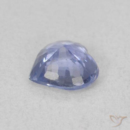 Zaffiro Viola Blu naturale da 0.36 ct, Cuore, VS