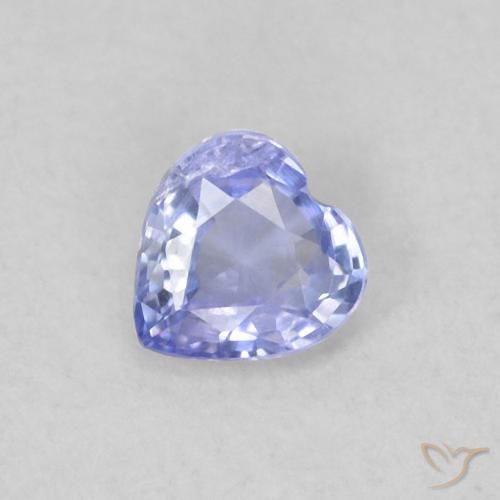 Zaffiro Azzurro naturale da 0.23 ct, Cuore, VS