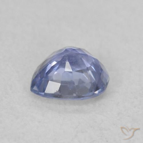 Zaffiro Blu pastello naturale da 0.37 ct, Cuore, VS