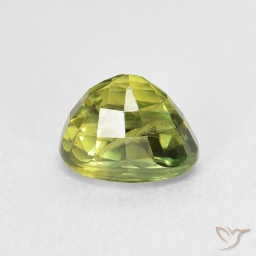 Zaffiro Giallo medio naturale da 2.93 ct, Ovale, VVS-VS