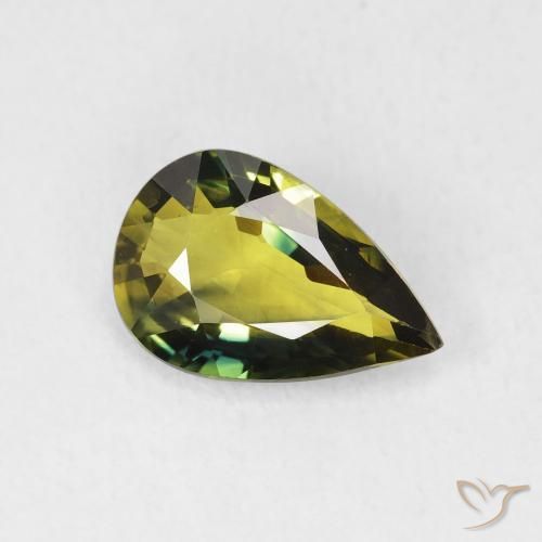 Zaffiro Multicolore naturale da 2.11 ct, Forma a pera, VVS-VS