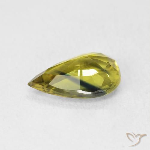 Zaffiro Multicolore naturale da 2.11 ct, Forma a pera, VVS-VS
