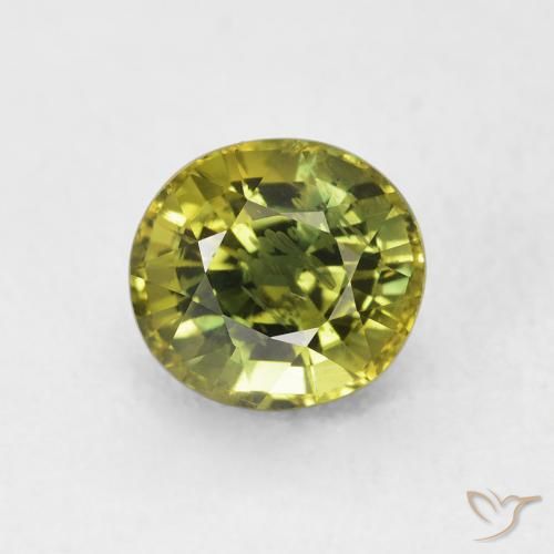 2.08ct Naturale Multicolore Zaffiro, Ovale, VS