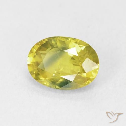 Zaffiro Giallo medio naturale da 2.71 ct, Ovale, VS