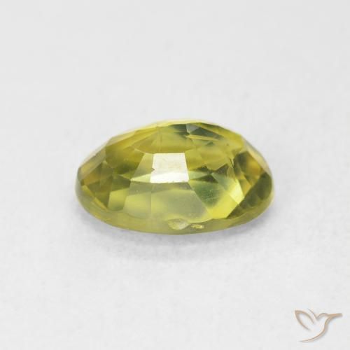 Zaffiro Giallo medio naturale da 2.71 ct, Ovale, VS