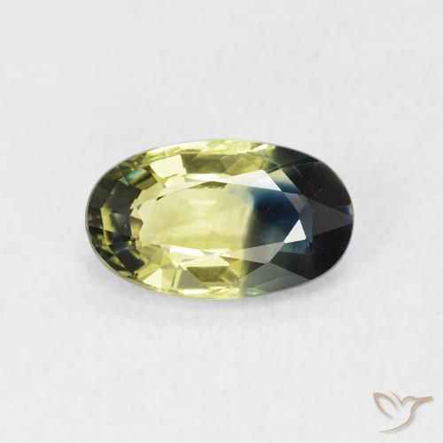 1.82ct Naturale Multicolore Zaffiro, Ovale, VVS