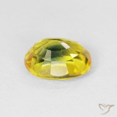 Zaffiro oro terroso naturale da 3.12 ct, Ovale, VS