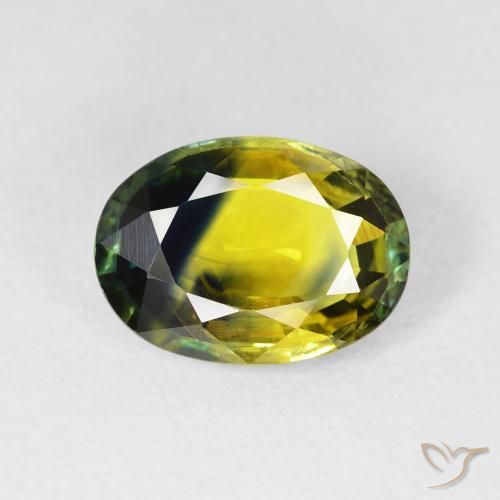 3.52ct Naturale Multicolore Zaffiro, Ovale, VS