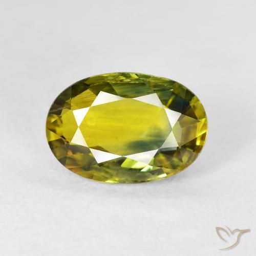 3.13ct Naturale Marrone dorato intenso Deep Zaffiro, Ovale, VS