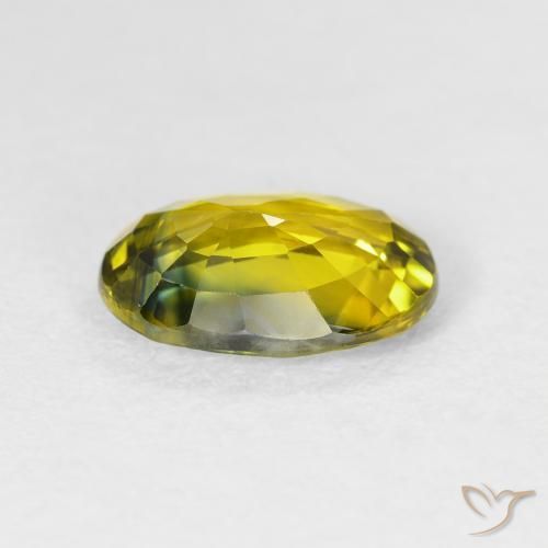 Zaffiro Marrone dorato intenso Deep naturale da 3.13 ct, Ovale, VS